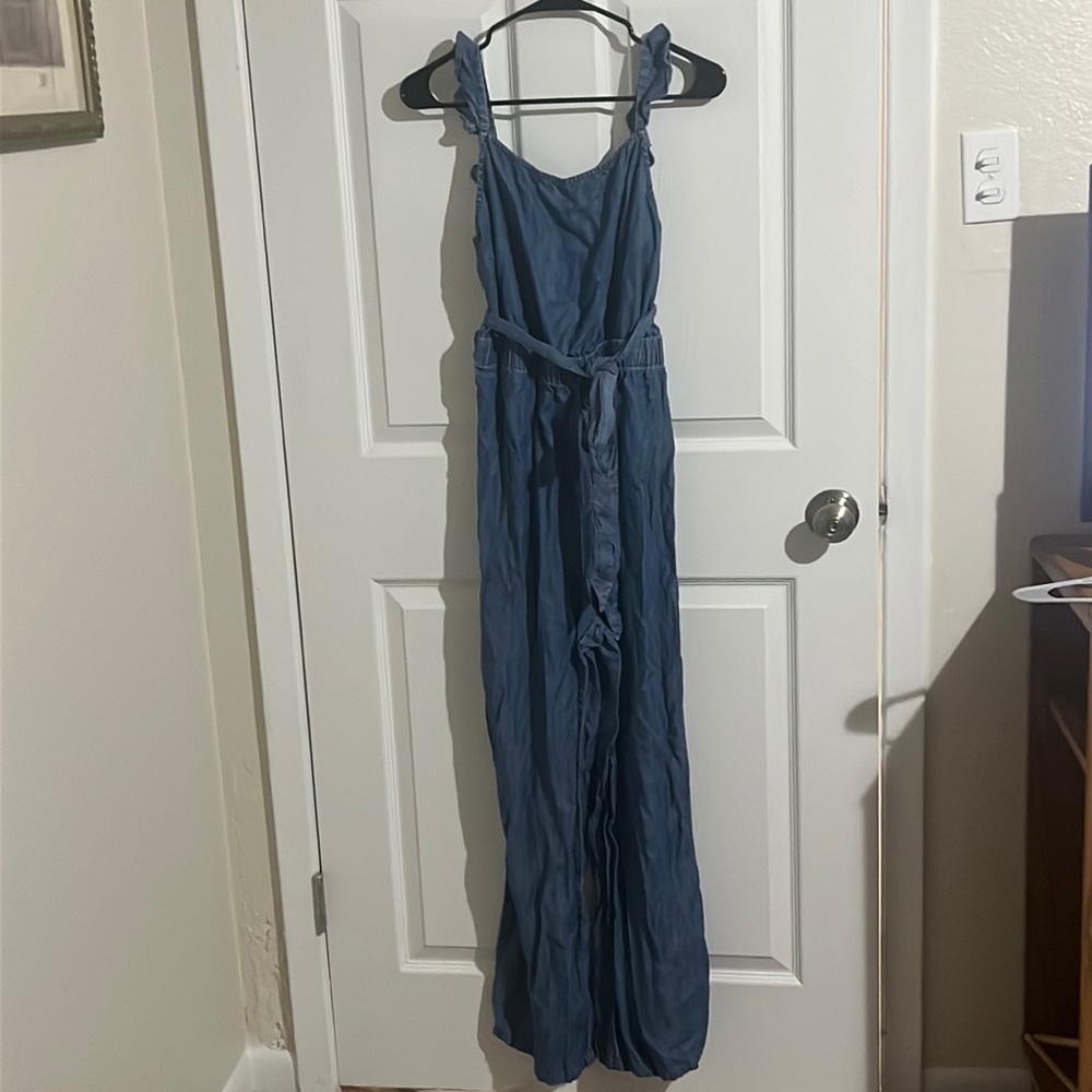 Light denim jumpsuit